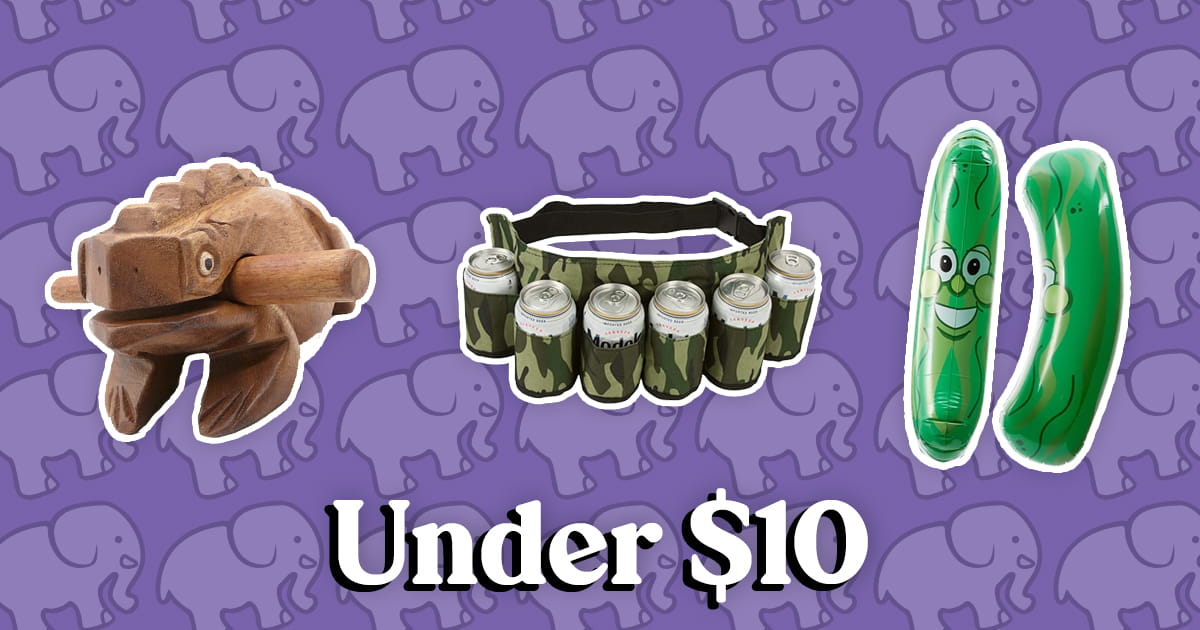 10 Great White Elephant Gift Ideas Under $10 for Christmas