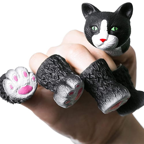 White Elephant Gift Cat Idea Finger Puppet