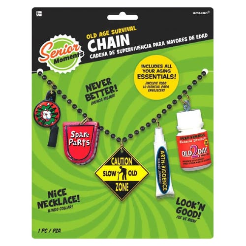 White Elephant Gift Idea Old Age Survival Chain