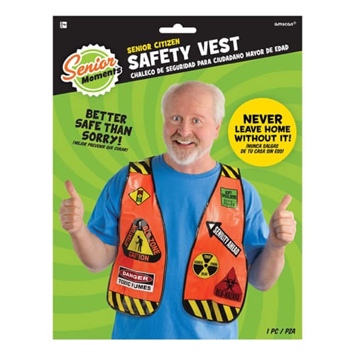 White Elephant Gift Idea Senior Citizen Safety Vest