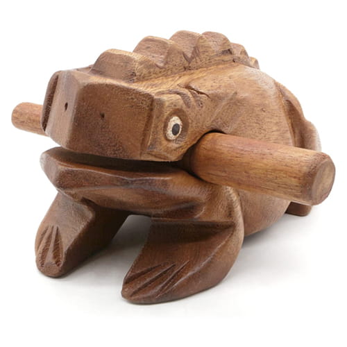 White Elephant Gift Idea Wooden Frog Noise Maker