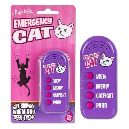 White Elephant Gift Idea Emergency Cat Noisemaker