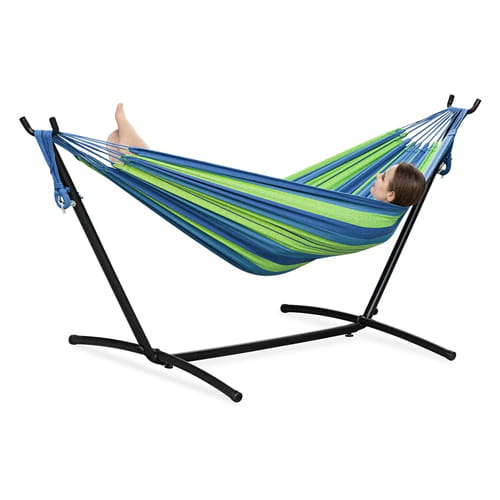 PNAEUT 2-Person Hammock with Steel Stand