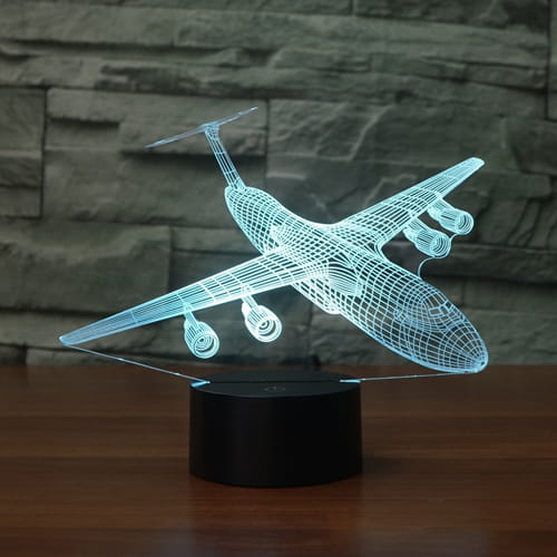 3D Airplane Night Lamp