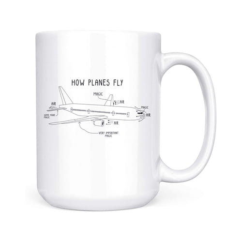 How Planes Fly Mug