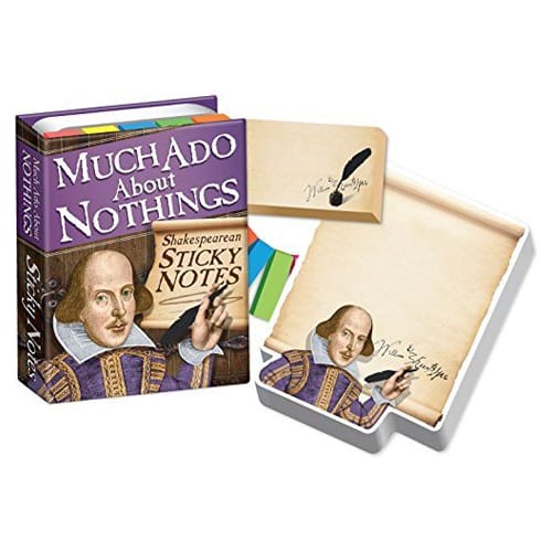 Gift Ideas for Professors Shakespeare Sticky Notes