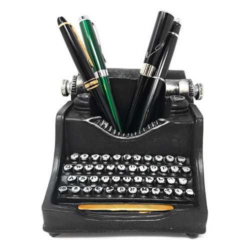 Gift Ideas for Professors Typewriter Pencil Holder