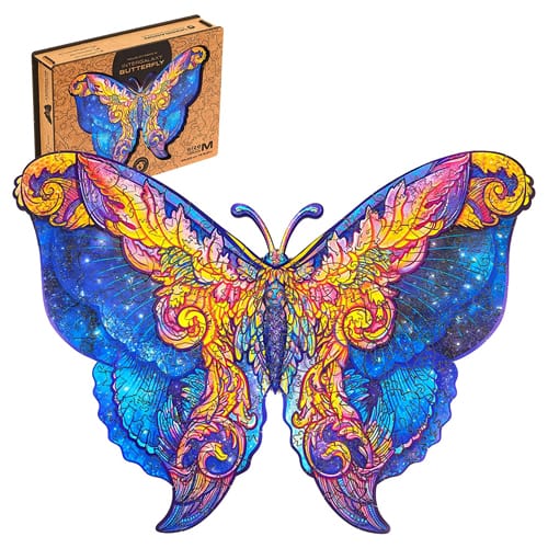 Gifts for Butterfly Lovers Wooden Jigsaw Puzzle