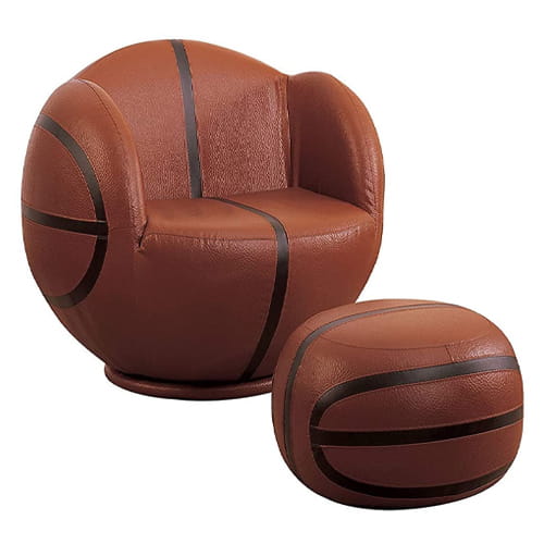 Basketball Chair and Ottoman