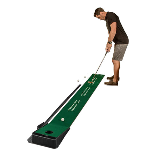 Indoor Putting Green with Ball Return