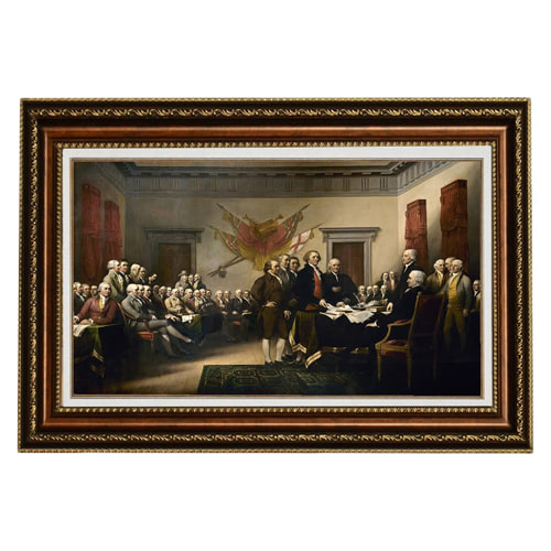 The Declaration of Independence Oil Painting Canvas Print