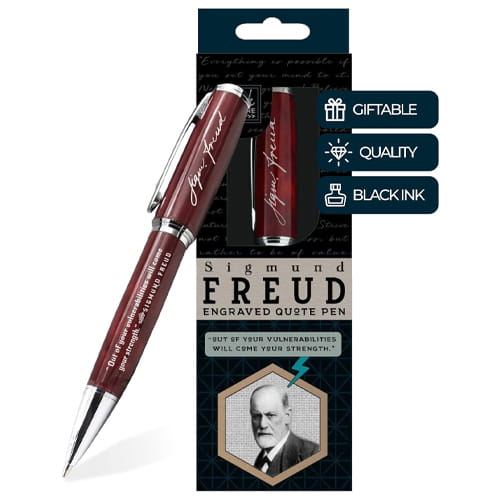 Sigmund Freud Engraved Quote Pen